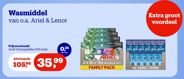 Aanbieding: Wasmiddel
