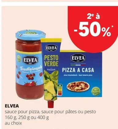 Offre: Sauce pour pizza, sauce pour pâtes ou pesto