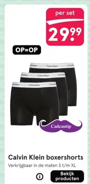 Aanbieding: Calvin Klein boxershorts