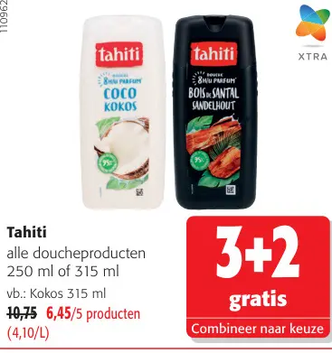 Promotie: alle doucheproducten