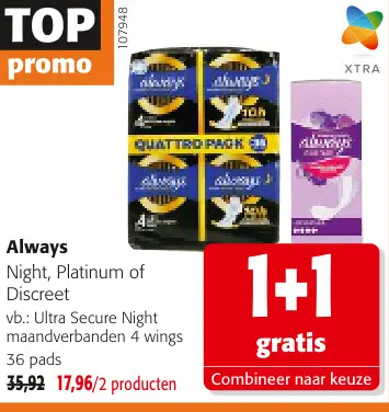 Promotie: Always Night, Platinum of Discreet