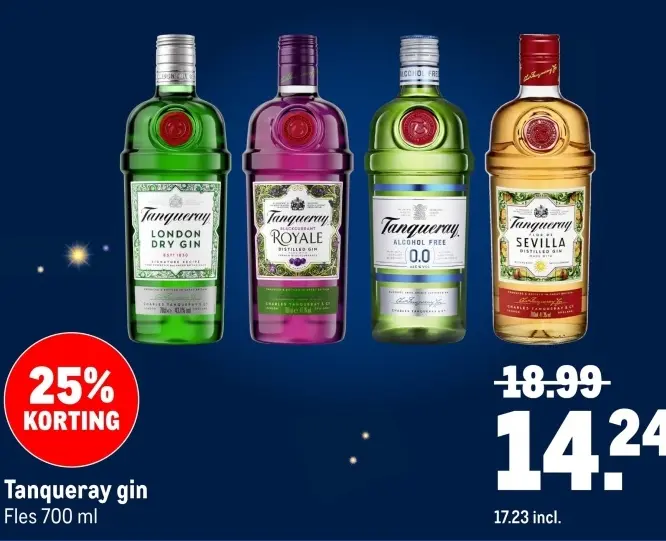 Aanbieding: Tanqueray gin