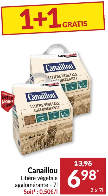 Offre: Canaillou Litière végétale agglomérante