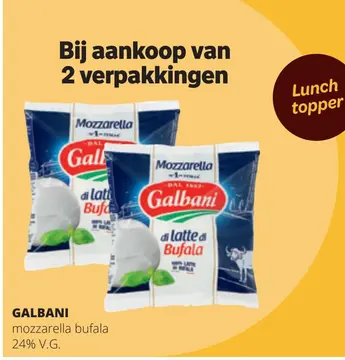 Aanbieding: mozzarella bufala