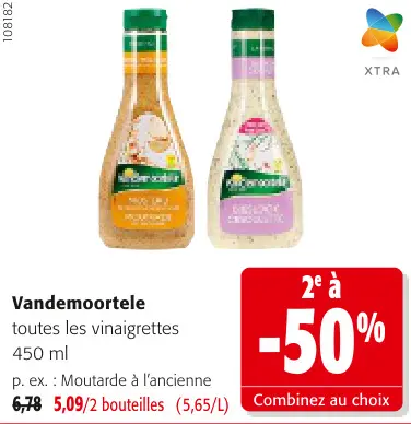 Offre: Vandemoortele toutes les vinaigrettes