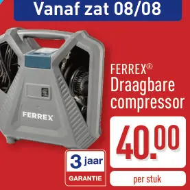 Promotie: Draagbare compressor