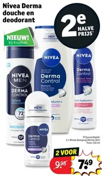 Aanbieding: Nivea Derma douche en deodorant