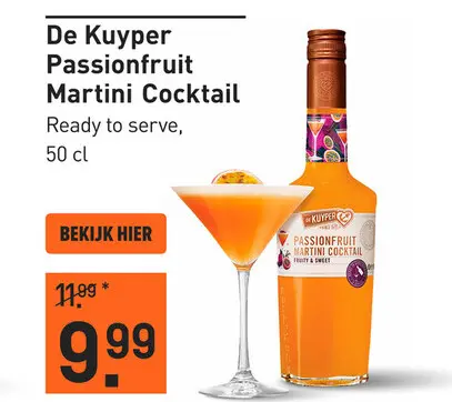 Aanbieding: Passionfruit Martini Cocktail