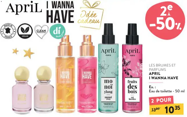 Offre: Les brumes et parfums I Wanna Have