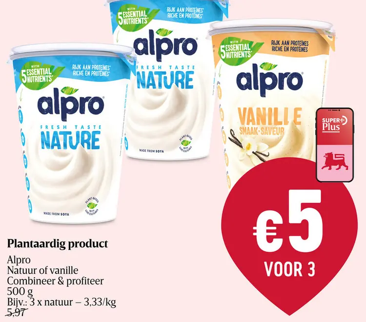 Promotie: Natuur | Plantaardig alternatief voor yoghurt