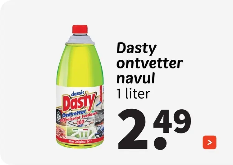 Promotie: Dasty ontvetter navul