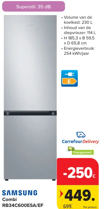 Promotie: Combi RB34C600ESA/EF