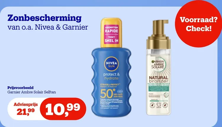 Aanbieding: Zonbescherming