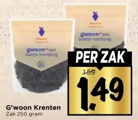 Aanbieding: Krenten