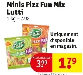 Offre: Minis Fizz Fun Mix