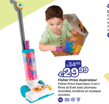 Offre: Fisher Price Aspirateur