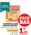 Offre: Emmental rape