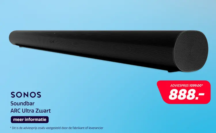 Aanbieding: Sonos Arc Ultra - Zwart