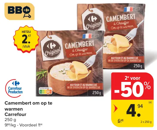 Promotie: Camembert om op te warmen