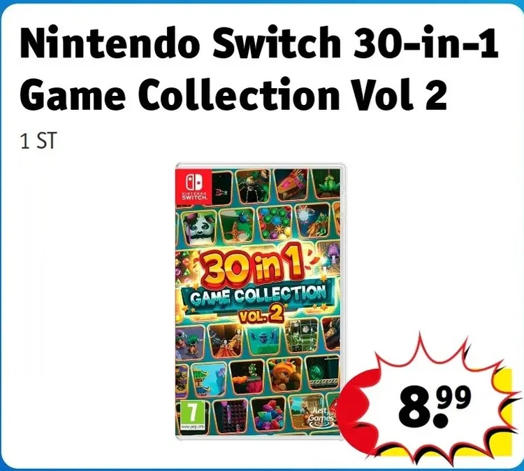 Aanbieding: Nintendo Switch 30-in-1 Game Collection Vol 2