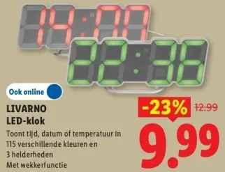 Aanbieding: LED-klok