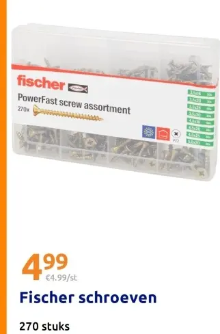 Promotie: Fischer schroeven