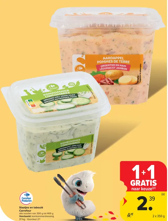 Promotie: Slaatjes en taboulé