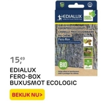 Aanbieding: EDIALUX FERO-BOX BUXUSMOT ECOLOGIC