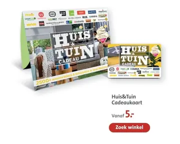 Aanbieding: Huis & Tuin Cadeaukaart