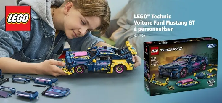 Offre: LEGO® Technic Voiture Ford Mustang GT à perso