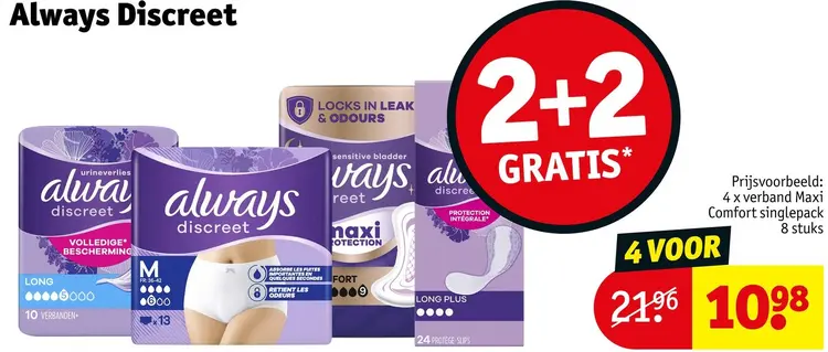Promotie: Always Discreet