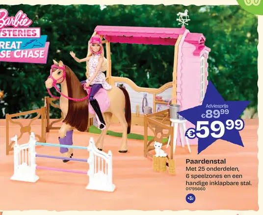 Aanbieding: Barbie Mysteries Ultieme Paardenstal