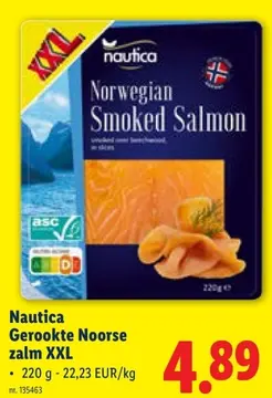 Aanbieding: Gerookte Noorse zalm XXL