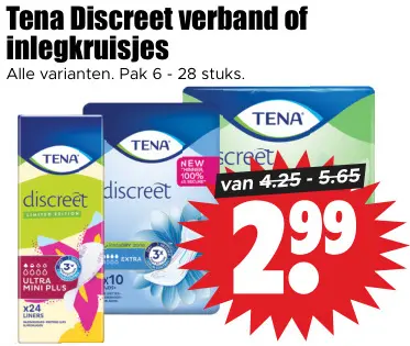 Aanbieding: Discreet verband of inlegkruisjes