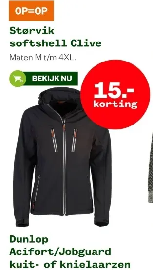 Aanbieding: Størvik softshell Clive
