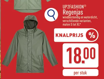 Promotie: Regenjas