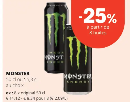 Offre: Monster