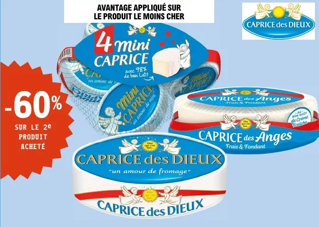 Promotie: 4 mini CAPRICE, CAPRICE des Anges, CAPRICE de