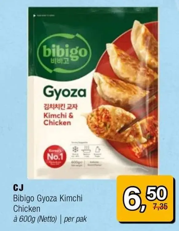 Aanbieding: Bibigo Gyoza Kimchi Chicken