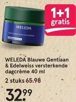 Aanbieding: Blauwe Gentiaan & Edelweiss versterkende dagcreme