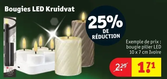 Offre: Bougies LED