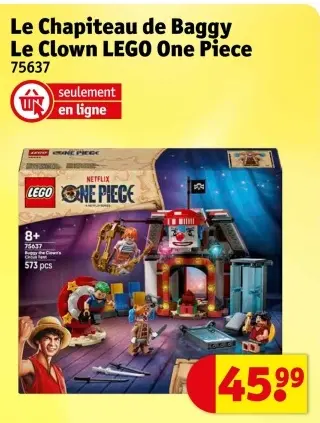 Offre: Le Chapiteau de Baggy Le Clown LEGO One Piece