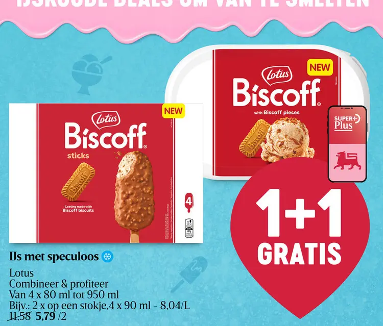 Promotie: IJs met speculoos