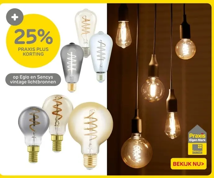 Aanbieding: Vintage light bulbs
