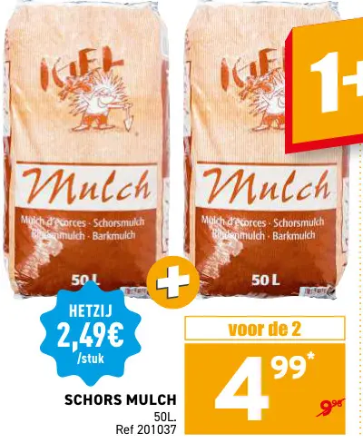 Promotie: Schors mulch