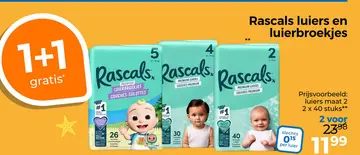 Aanbieding: Rascals luiers en luierbroekjes