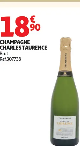 Promotie: Charles Taurence Champagne Brut