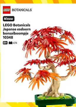 Aanbieding: LEGO Botanicals Japanse esdoorn bonsaiboompje