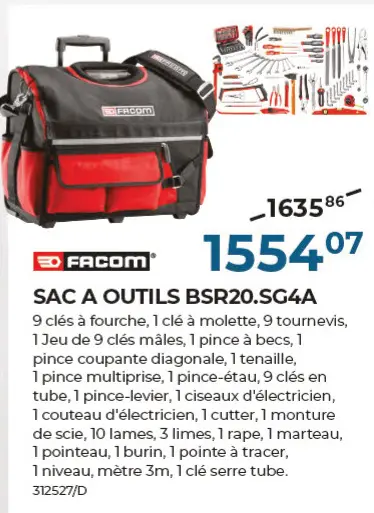 Offre: Sac a outils bsr20.sg4a