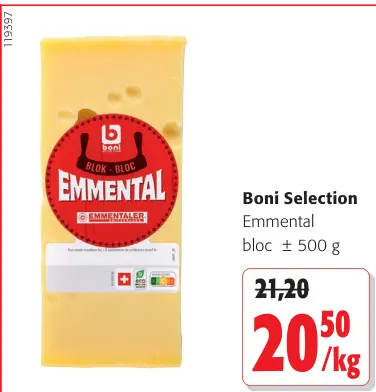 Offre: Emmental bloc